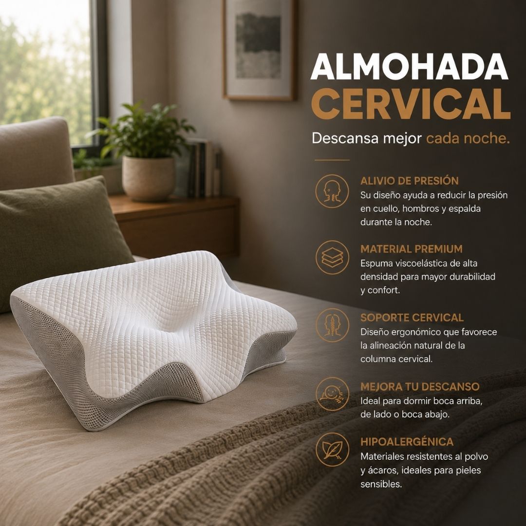 Almohada Cervical Ergonómica