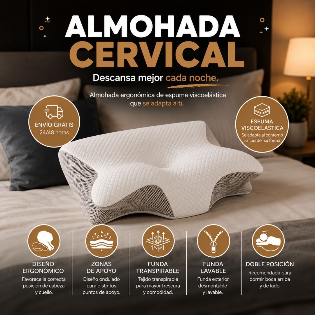 Almohada Cervical Ergonómica