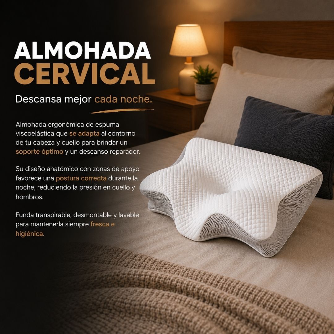 Almohada Cervical Ergonómica